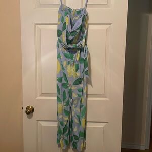 Maeve cropped Lemon jumpsuit